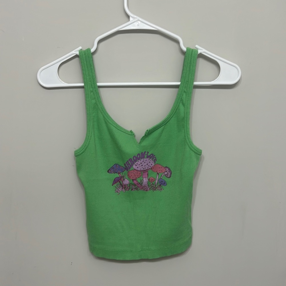 Urban Outfitters green tank: size S